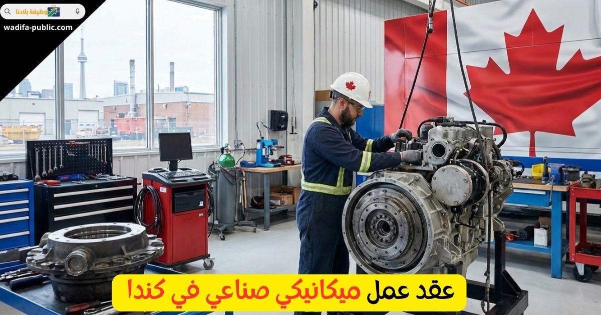 عقد عمل ميكانيكي صناعي كندا