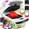 81GZZyozv-L._AC_SL1500_ Chopper and Spiralizer, Food